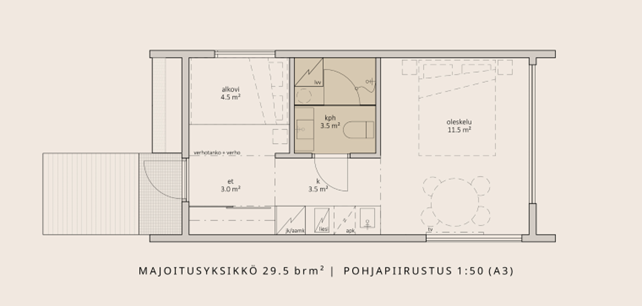 VALOARA Premium Nest - Majoitustila 29,5 brm²