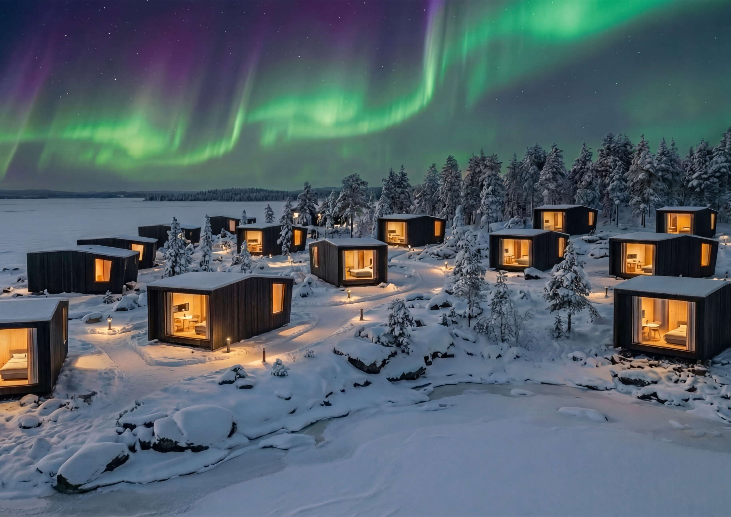VALOARA Premium Nest resort-kokonaisuus rannalla